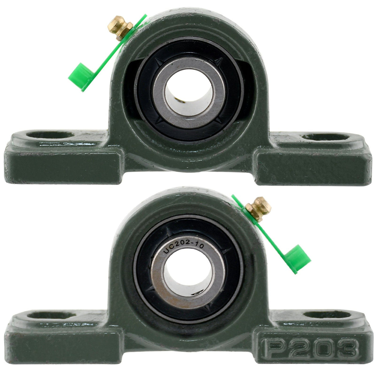 UCP202-10 Solid Pillow Block Flange Mounted Bearing-5/8" Bore 2 Bolt -Self Aligning-Pillow Block Bearing-4Pack