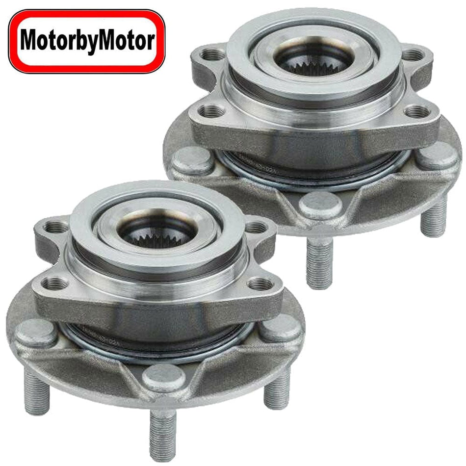 Wheel Bearing for 2011-2012 Nissan Leaf, 2011-2017 Nissan Juke Front Wheel Hub 5 Lugs, 513336 (2 PACK)