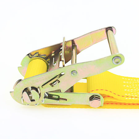 Robbor 2Pk E Track Ratchet Straps E Track Cargo Tie Downs,2x12 Heavy Duty Polyester Ratchet Tie Down Straps with ETrack Spring Fittings,Tie Down Motorcycle, Trailer,Trucks,Van Cargo Load