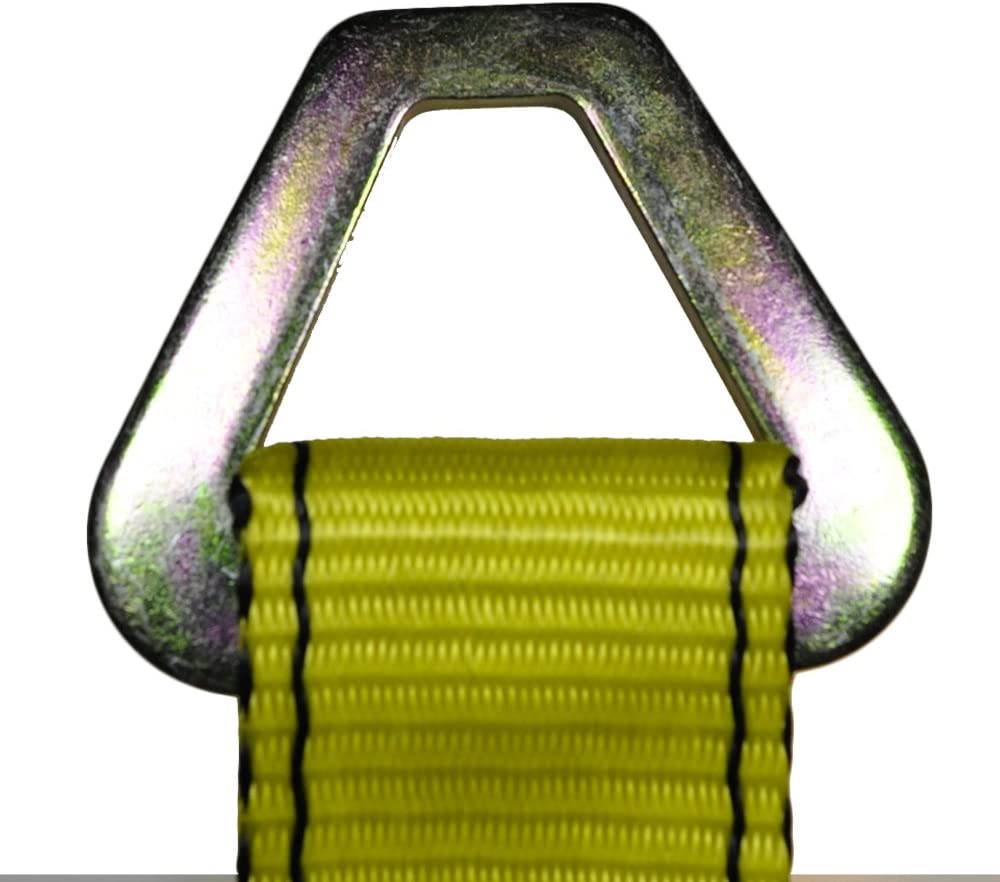 Robbor Axle Straps-4 Pk 24"x 2" Premium Car Axle Straps with D-Ring and Protective Sleeve 10,000 lb.Breaking Strength 3.333 lb.Working Load Idea for Low Applications