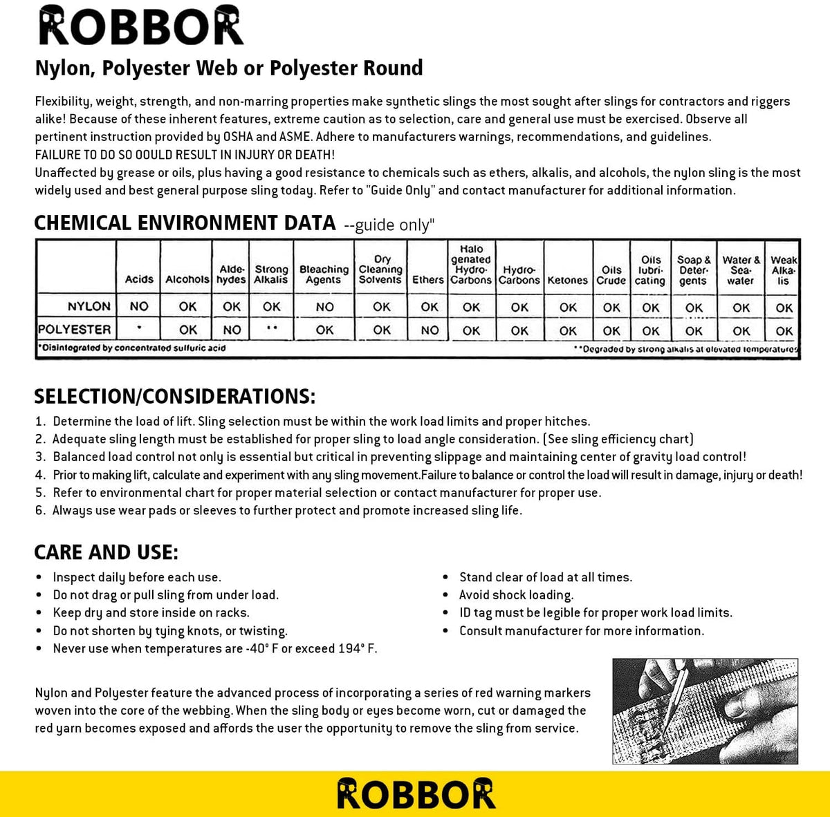 Robbor Lift Sling Webbing Straps 2 inch 7 Foot Tree Saver Winch Straps 13,000 Lbs Lift Sling w/Reinforced Eyes Heavy Duty Recovery ATV UTV Tow Straps 4 PK