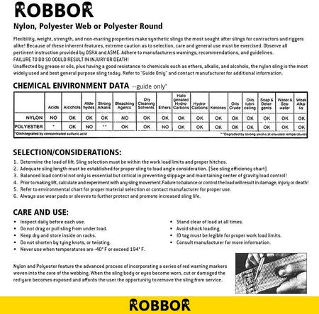 Robbor Lift Sling Webbing Straps 2 inch 7 Foot Tree Saver Winch Straps 13,000 Lbs Lift Sling w/Reinforced Eyes Heavy Duty Recovery ATV UTV Tow Straps 4 PK