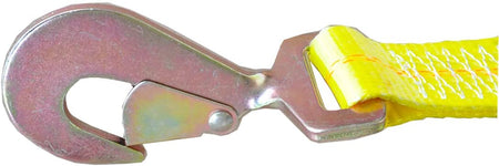 Tow Dolly Basket Strap with Twisted Snap Hooks 2 inch Webbing 12,000 lbs Breaking Strength Tire Bonnet&Tire Net