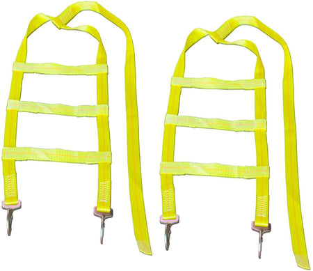 Tow Dolly Basket Strap with Twisted Snap Hooks 2 inch Webbing 12,000 lbs Breaking Strength Tire Bonnet&Tire Net