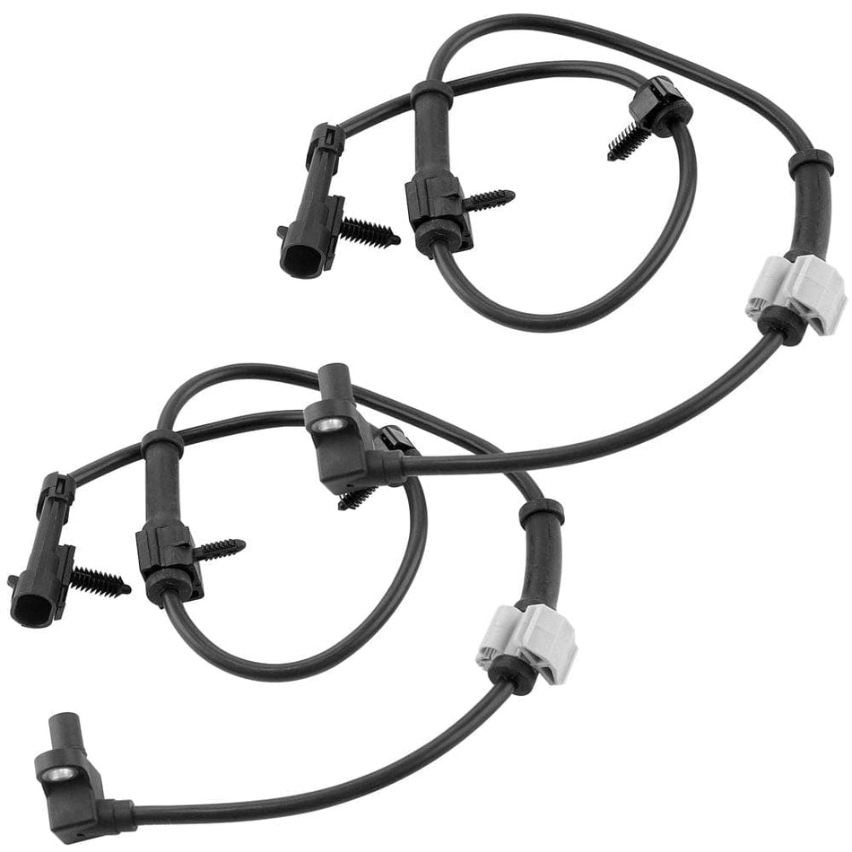 2 Pack Front Wheel Speed ABS Sensor Fit Cadillac Escalade Chevy Avalanche Silverado Suburban (1500) Express 1500 2500 Tahoe GMC Sierra 1500 Savana 1500 2500 Yukon-Wheel Speed ABS Assembly