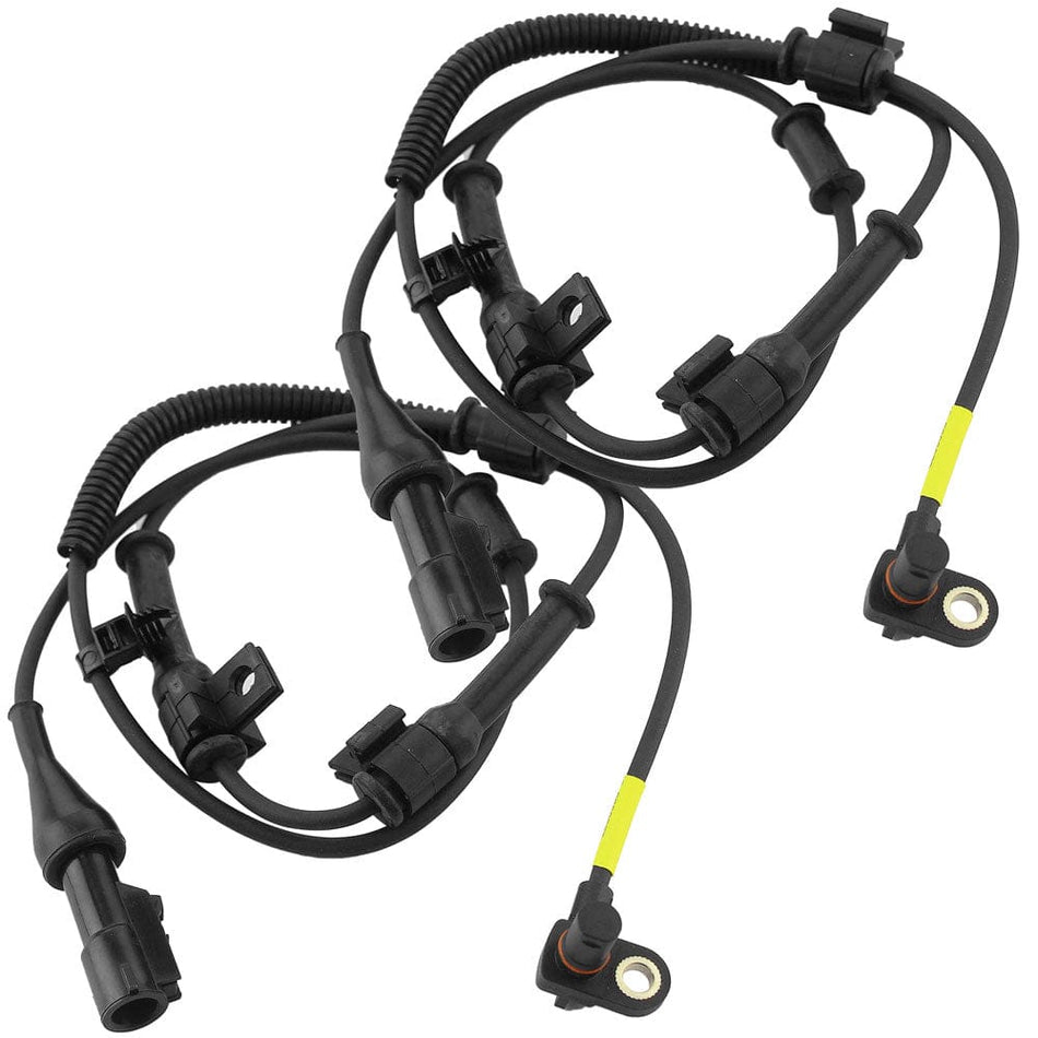 2 Pack Front Wheel Speed ABS Sensor Fits for 2005-2009 Ford F-250 Super Duty, 2005-2010 Ford F-350 Super Duty-ABS Wheel Bearing Sensor