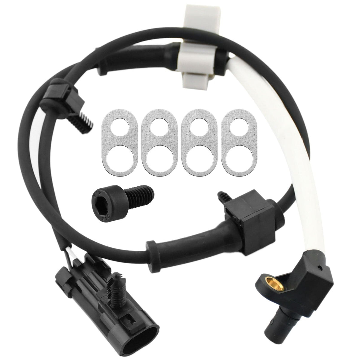 2 Pack Front Wheel Speed ABS Sensor Fits forChevrolet Avalanche Suburban 2500, Silverado 1500 2500, GMC Sierra 1500 2500, Yukon XL-Wheel Speed ABS Assembly