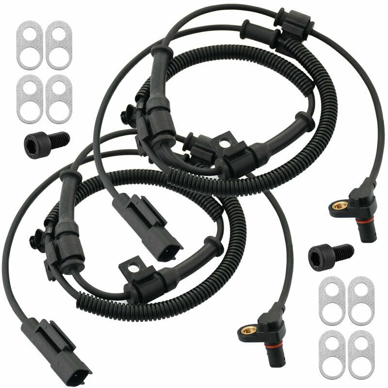 4WD Front ABS Wheel Speed Sensor Pair For 2011-2016 Ford F-250 F-350 Super Duty