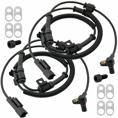 4WD Front ABS Wheel Speed Sensor Pair For 2011-2016 Ford F-250 F-350 Super Duty