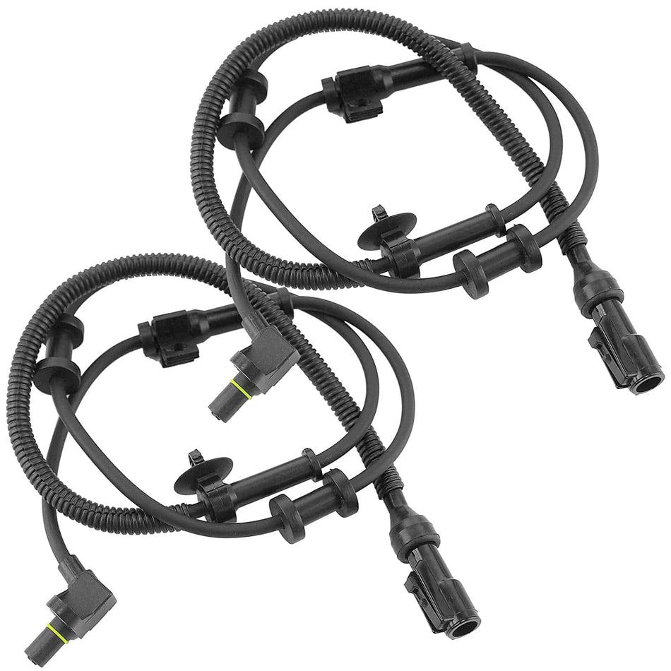 Front ABS Wheel Speed Sensor for Ford Excursion 2000-2002, Ford F-250 Super Duty 2000-2004, Ford F-350 Super Duty 2000-2004 Wheel Bearing ABS-2 Pack