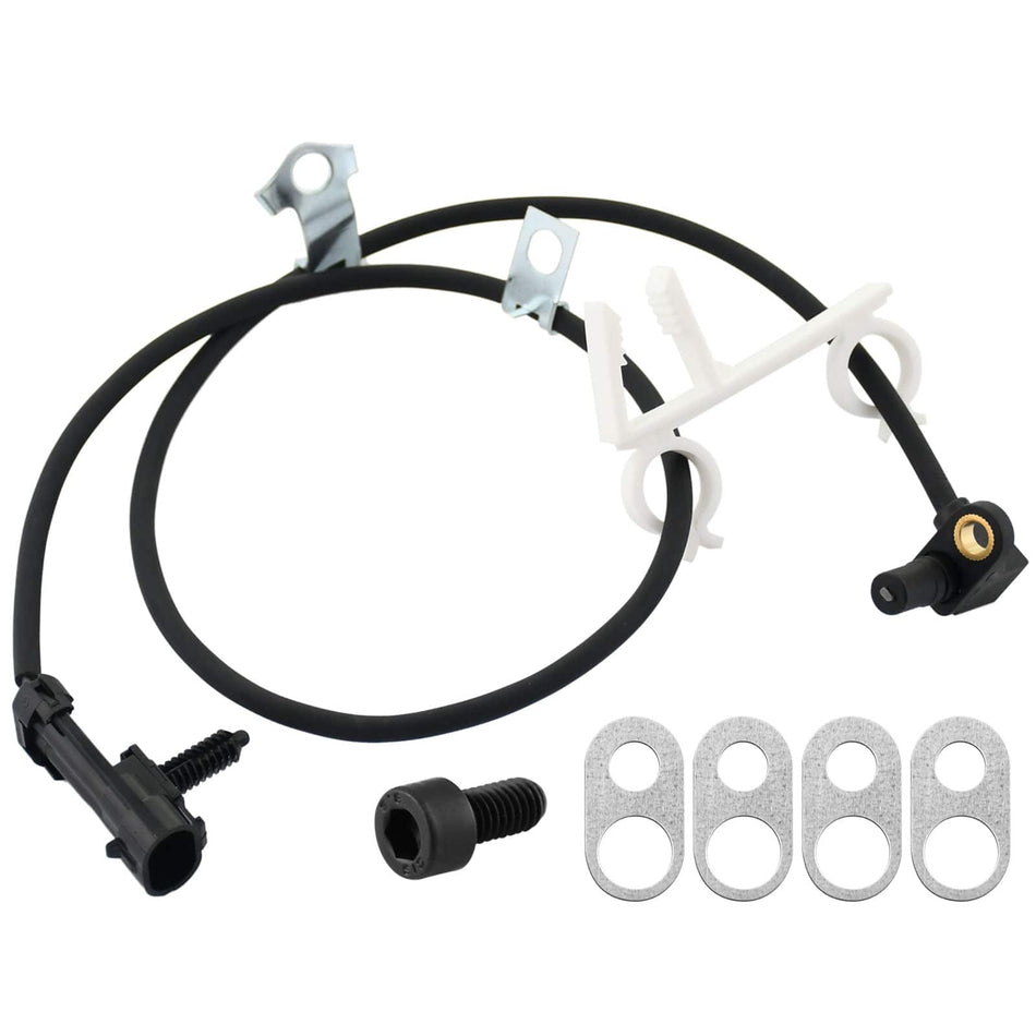 Front Wheel Speed ABS Sensor Fits for Chevrolet K1500 K2500 Pickup Suburban Tahoe, GMC K1500 K2500 Pickup Suburban Yukon-Wheel Speed ABS Assembly-2 Pack