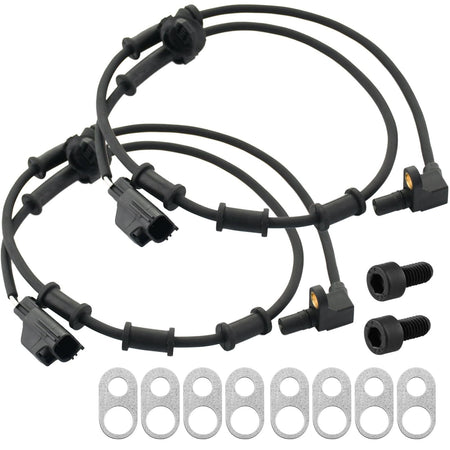 Front Wheel Speed ABS Sensor Fits for Dodge Ram 1500 Pickup 2002 2003 2004 2005-Wheel Speed ABS Assembly-2 Pack