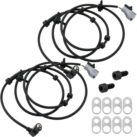 Front Wheel Speed ABS Sensor Fits for Dodge Ram 2500 Pickup, Dodge Ram 3500 Pickup-Wheel Speed ABS Assembly-2 Pack