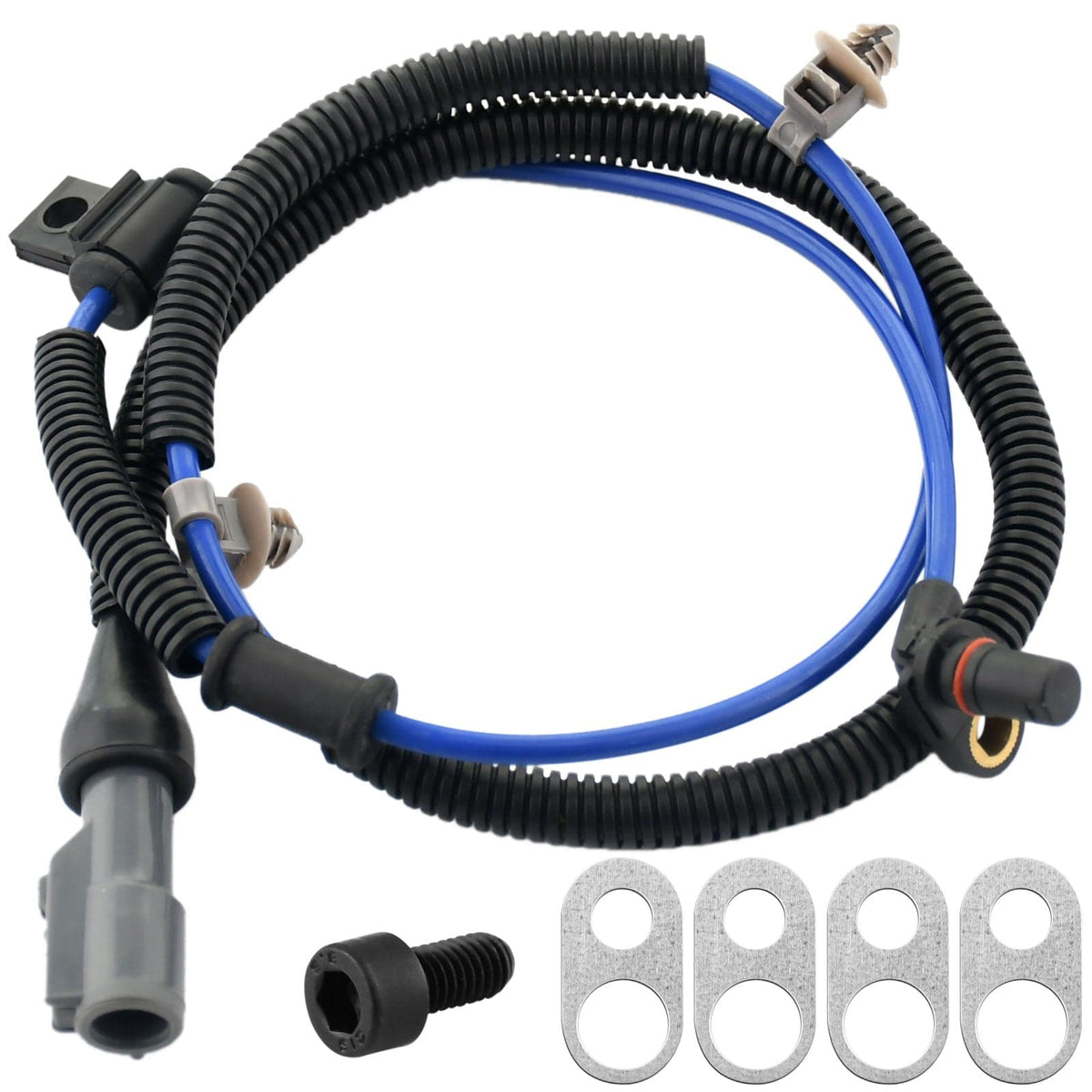 Front Wheel Speed ABS Sensor Fits for Ford F-250 F-350 F-450 F-550 Super Duty 1999-2004-Wheel Speed ABS Assembly-2 Pack