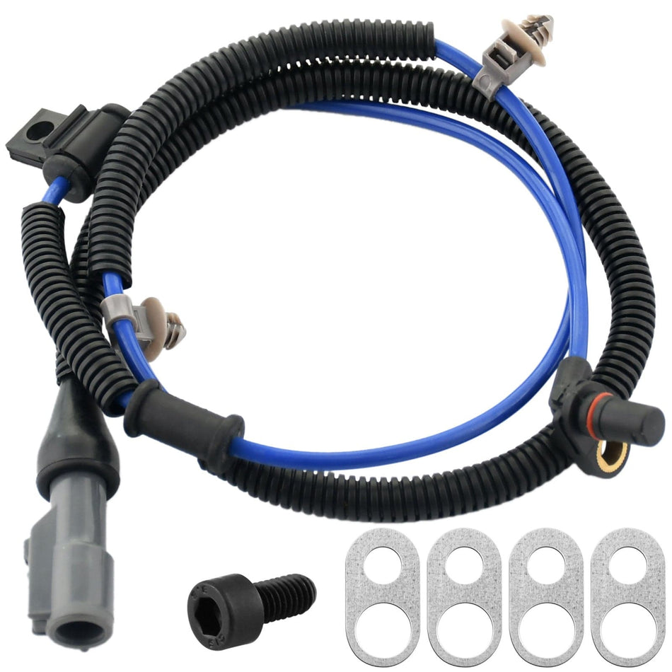 Front Wheel Speed ABS Sensor Fits for Ford F-250 F-350 F-450 F-550 Super Duty 1999-2004-Wheel Speed ABS Assembly-2 Pack