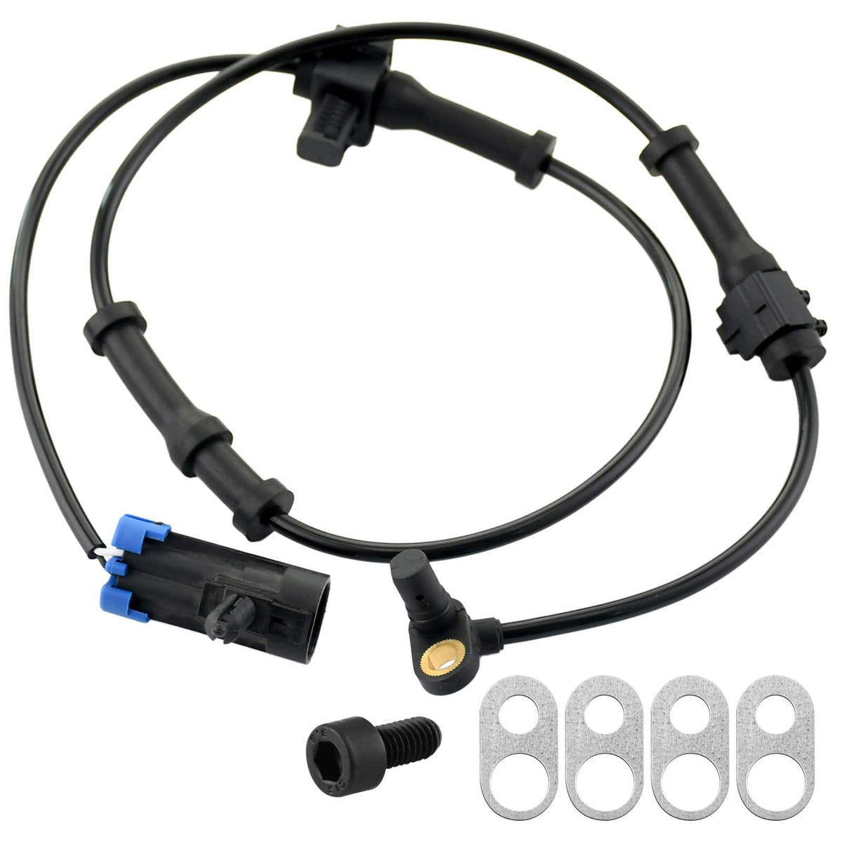 Front Wheel Speed ABS Sensor Fits for Hummer H3 2006 2007 2008-Wheel Speed ABS Assembly-2 Pack