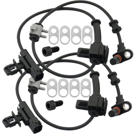 Front Wheel Speed Sensor Pair for 4WD 11-16 Chevy Silverado Sierra 2500HD 3500HD