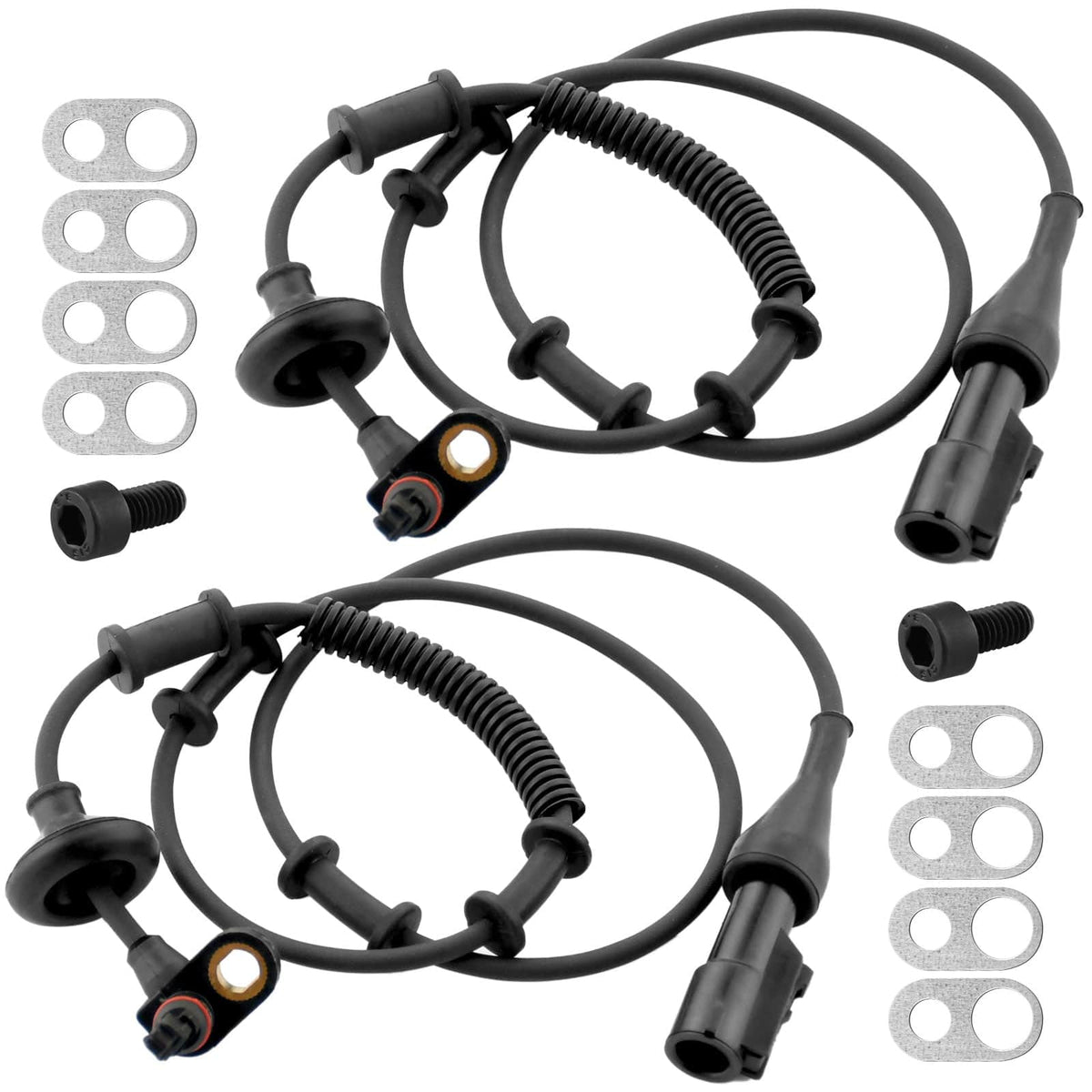 Rear Wheel Speed ABS Sensor Fits for Ford Expedition 2003-2006, Lincoln Navigator 2003-2006-Wheel Speed ABS Assembly-2 Pack