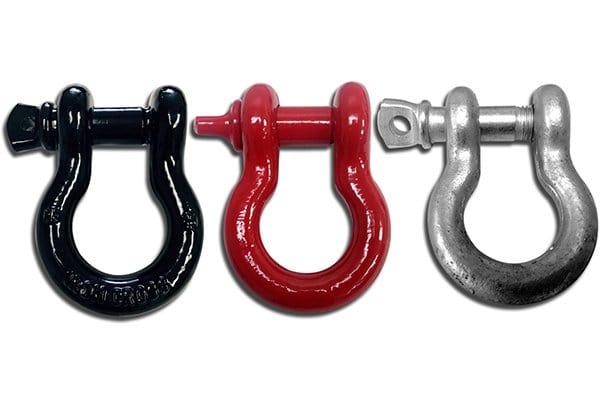 Iron Cross D-Ring Shackles - Bumper Rings