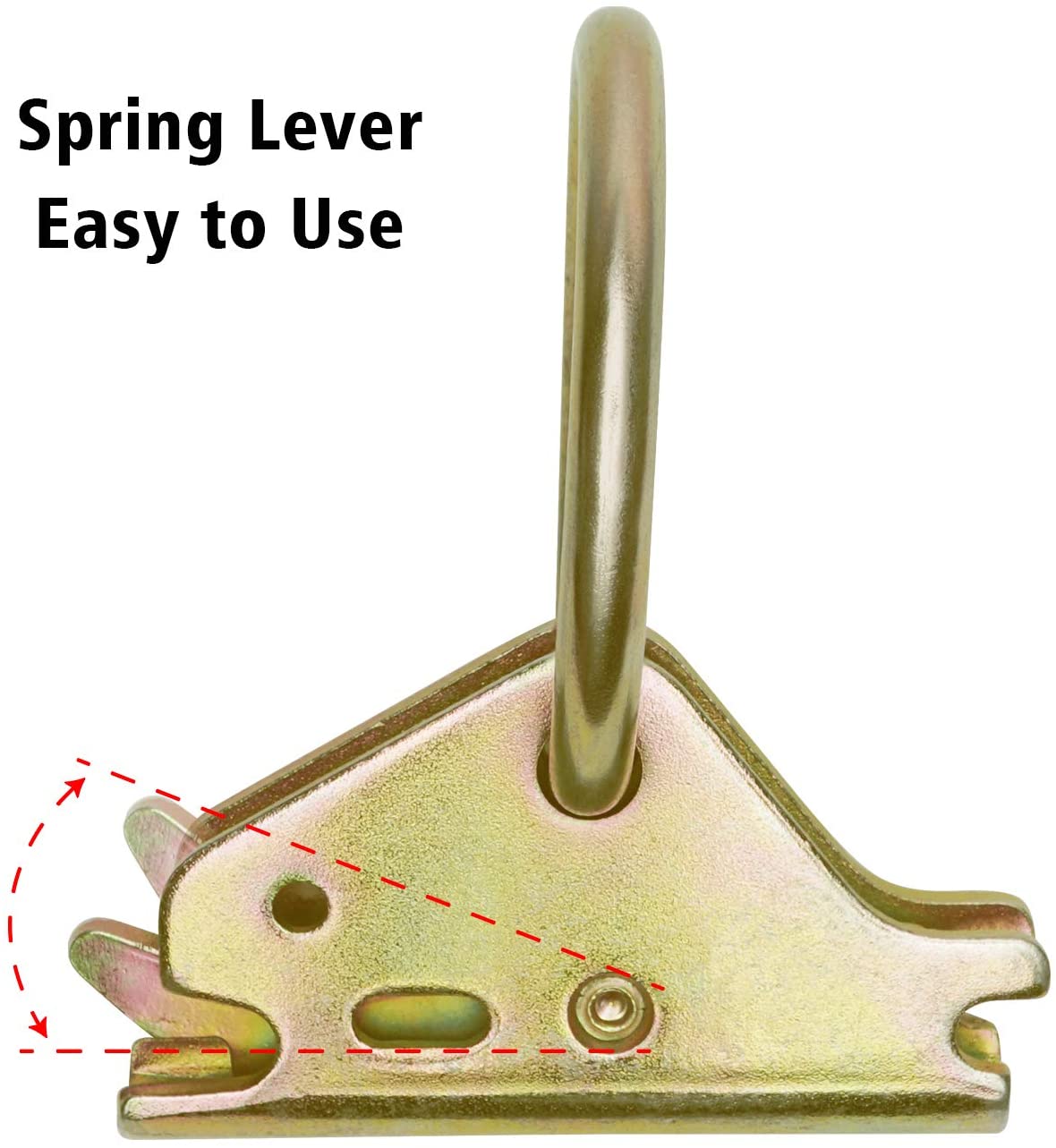 Robbor E-Track Ring Tie Down Anchors 10 Packs E-Track O Ring Perfect E-Tracking Fittings Multi-Purpose E Track Tie Downs Secure Cargo in Enclosed/Flatbed Trailers, Trucks,Van