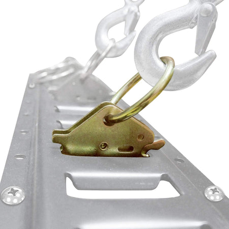 Robbor E-Track Ring Tie Down Anchors 10 Packs E-Track O Ring Perfect E-Tracking Fittings Multi-Purpose E Track Tie Downs Secure Cargo in Enclosed/Flatbed Trailers, Trucks,Van