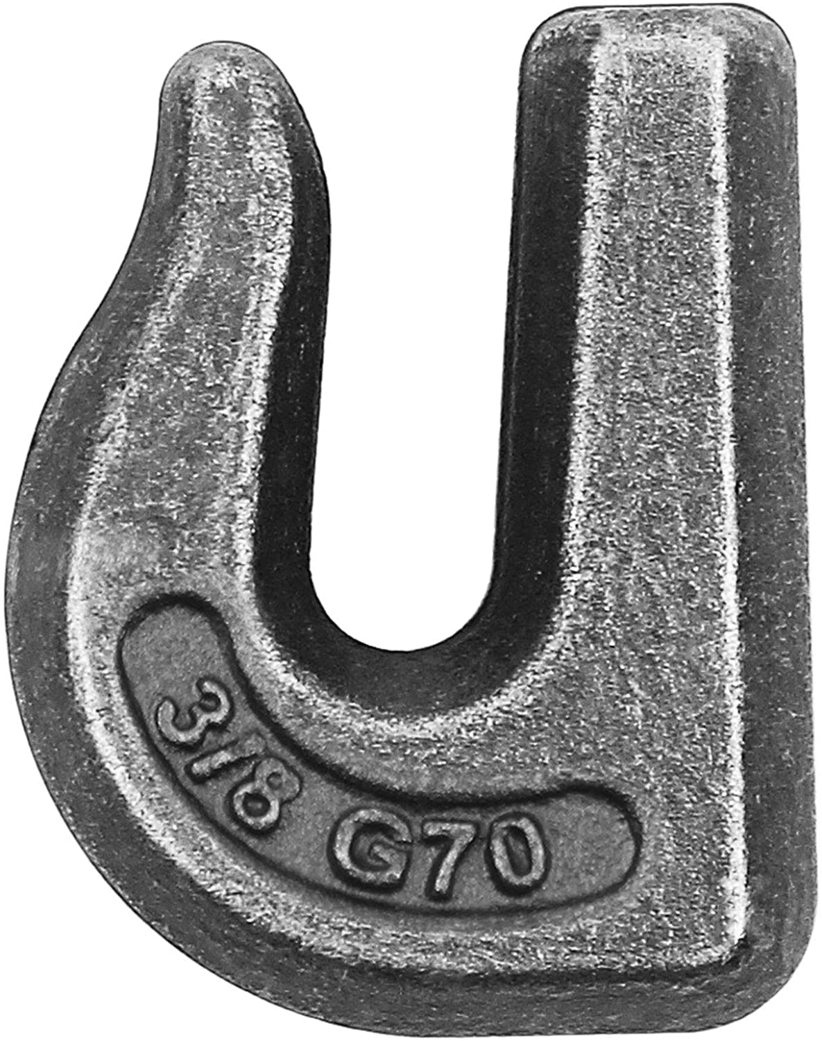 Robbor Grab Hook 3/8" Weld-on Chain Hook Heavy Duty Tow Hook G70 Forged Steel Tractor Hook 4Pk Weldable for Car, Truck,SUV, RV,UTV,Tractors