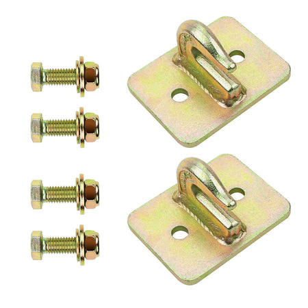 Robbor Grab Hook 5/16 in Bolt-on Grab Hook Grade 70 Forged Steel Tow Hook Work Well for Tractor Bucket, RV, UTV,Truck with Backer Plate and Hardware -2 PK