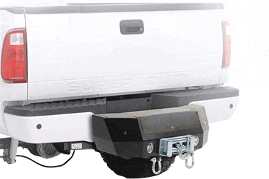 Smittybilt XRC Black Box - Hitch Mount Winch Cradle