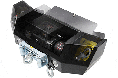 Smittybilt XRC Black Box - Hitch Mount Winch Cradle
