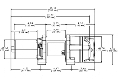 Warn ProVantage 3500 Winch - Synthetic or Steel - FREE SHIPPING!
