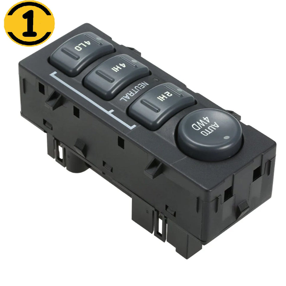 4WD Wheel Drive Switch Selector Fit Chevrolet Silverado,Suburban, Avalanche, GMC Sierra 1500, 2500 3500 (HD), 15709327