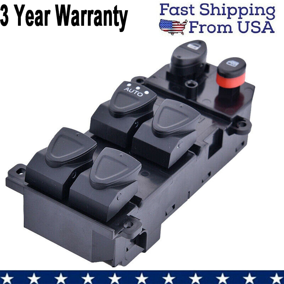 Front Driver Side Master Power Window Switch Fit Honda Civic 2006-2011 Left Side Power Control Switch, 35750-SNA-A13