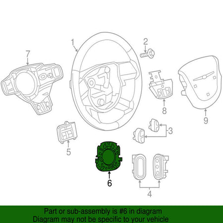 Front Left Power Window Switch 5189428AC for Jeep Compass Patriot Dodge Caliber