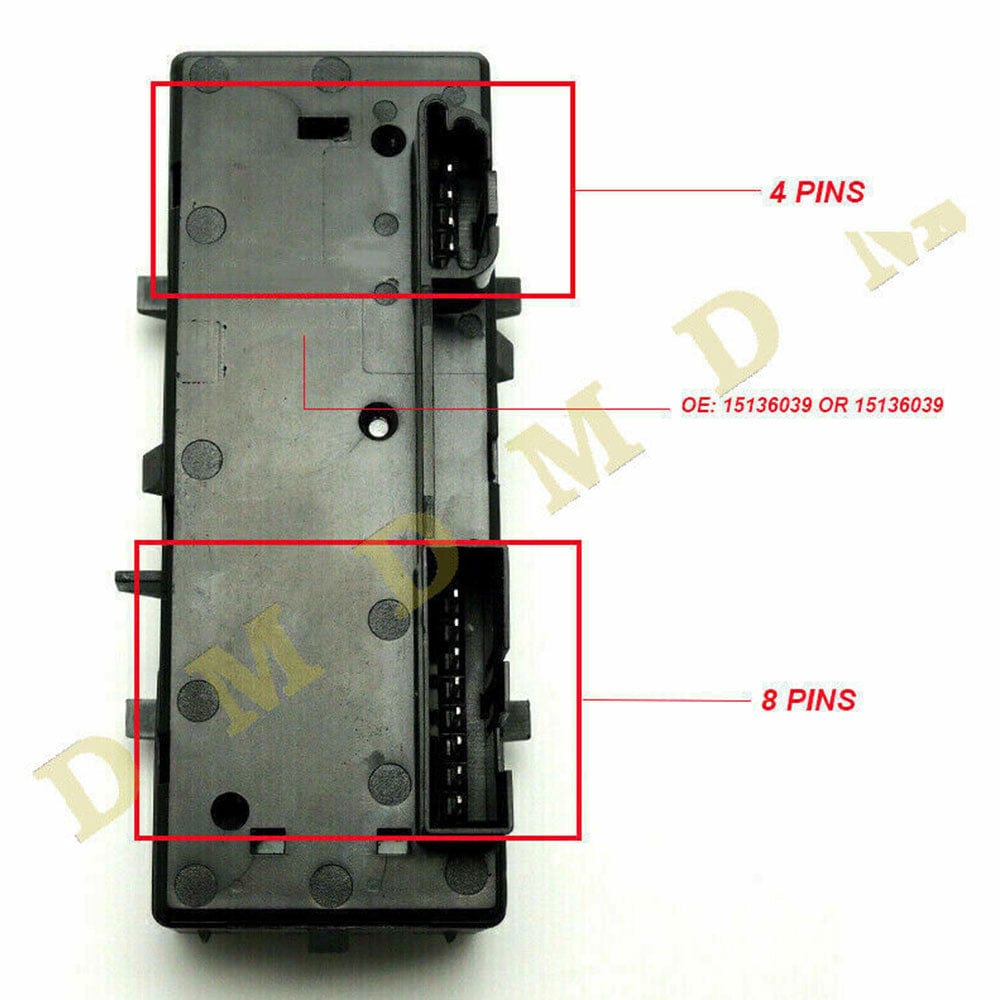 GM Transfer Case Selector Dash Switch for Chevrolet Tahoe Cadillac Escalade 4WD