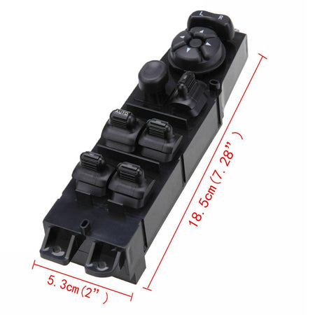 Master Power Window Switch for 2003-2010 Dodge Ram, 2003-2004 Dodge Durango/Dakota Driver (Left) Side, Auto Down Control