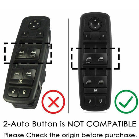 Mopar OEM Left Driver Side Master Window Switch Fits 2011-2016 Dodge Journey