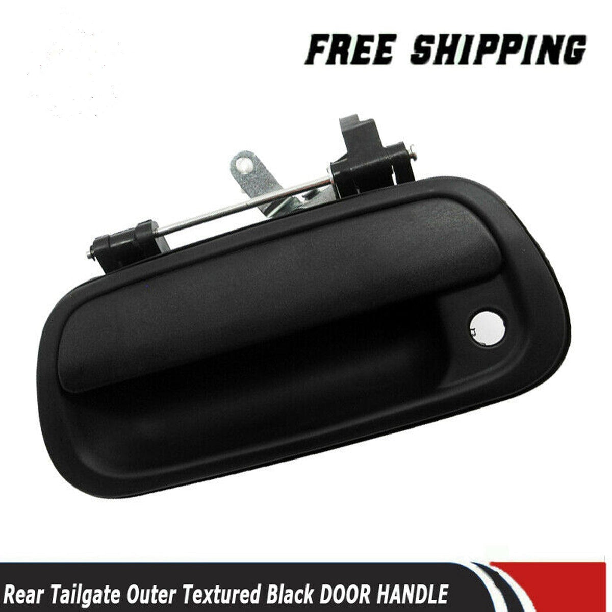 Rear Tailgate Handle Liftgate Latch Handle with Keyhole Fits for 200-2006 Toyota Tundra, 690900C010