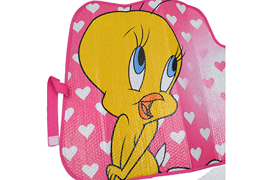 BDK Tweety Windshield Sun Shade - Tweety Car Shade 58" x 28"