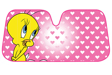 BDK Tweety Windshield Sun Shade - Tweety Car Shade 58" x 28"