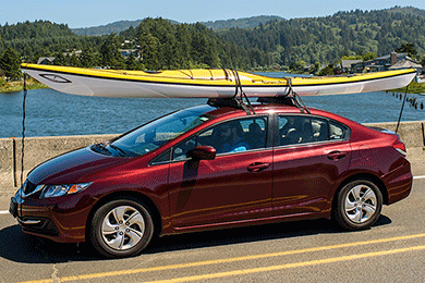 Honda civic best sale kayak rack