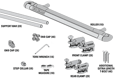 Yakima ShowBoat 66 Load Assist Roller - Show Boat 66 Rollers