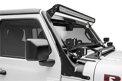 ZROADZ A-Pillar Light Mounts for Jeep Wrangler - Mount Up To 3 Light Pods Per Mount!